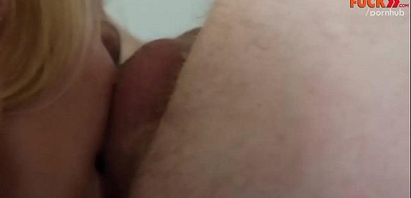  HOT BLOND STUD GETS ASS LICKED & RIMMED FOR THE FIRST TIME TO GET HARD FAST